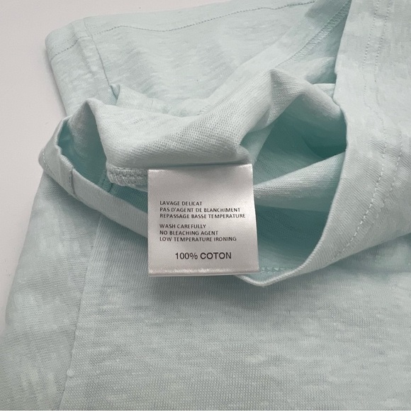 EREVAN Light Blue Men's T-Shirt, 100% cotton, Embroidered, size M, NWT - Picture 3 of 10